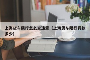 上海货车限行怎么查违章（上海货车限行罚款多少）