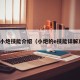 小炮技能介绍（小炮的e技能详解）