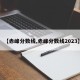 【赤峰分数线,赤峰分数线2023】