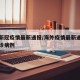 海外新冠疫情最新通报/海外疫情最新通报新增确诊病例